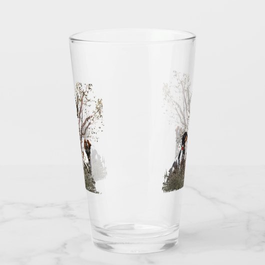 Brittany Spaniel Glas (Links)