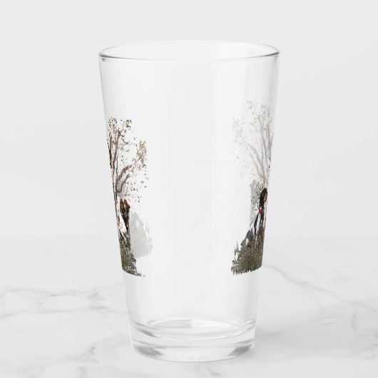 Brittany Spaniel Glas (Rechts)