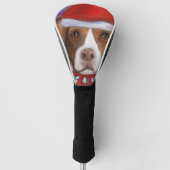 Brittany Spaniel Golf Headcover (Vorderseite)