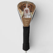 Brittany Spaniel Golf Headcover (Vorderseite)
