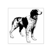 Brittany Spaniel Gummistempel (Prägung)