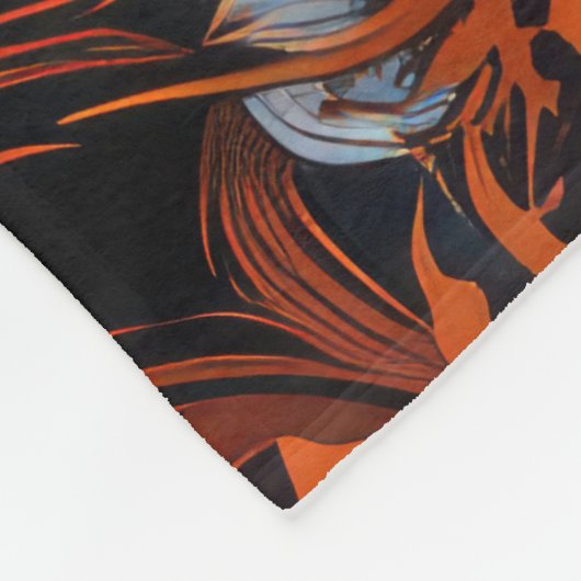 Brittany Spaniel Halloween Spooky Fleecedecke (Ecke)