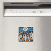 Brittany Spaniel Halloween Spooky Magnet (In Situ (Geschirrspüler))