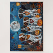 Brittany Spaniel Halloween Spooky Puzzle (Vertikal)