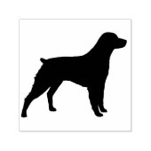 Brittany Spaniel Hunde Silhouette Permastempel (Design)