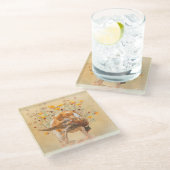 Brittany Spaniel, Jagd Fasan Coffee Tasse T-Sh Glasuntersetzer (Schrägansicht)