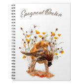 Brittany Spaniel, Jagd Fasan Coffee Tasse T-Sh Notizblock (Vorderseite)