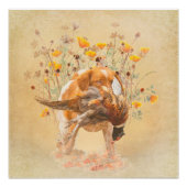 Brittany Spaniel, Jagd Fasan Coffee Tasse T-Sh Poster (Vorderseite)