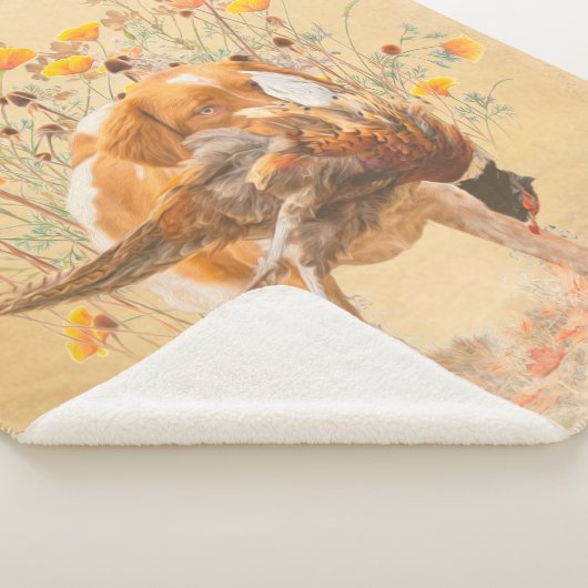 Brittany Spaniel, Jagd Fasan Coffee Tasse T-Sh Sherpadecke (3/4)