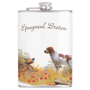 Brittany Spaniel, Jagdparasant Flachmann