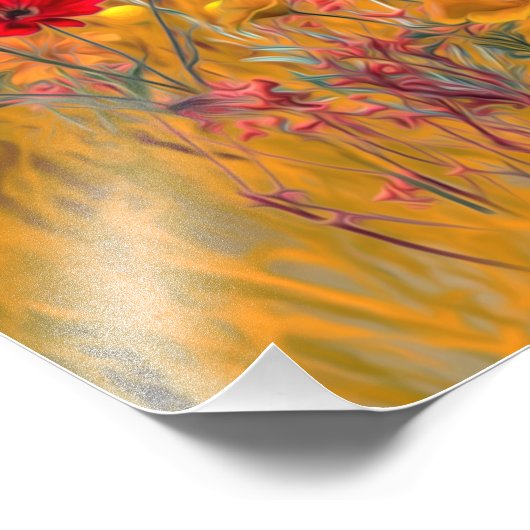 Brittany Spaniel, Jagdparasant Fotodruck (Ecke)