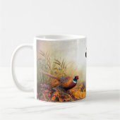 Brittany Spaniel, Jagdparasant Kaffeetasse (Links)