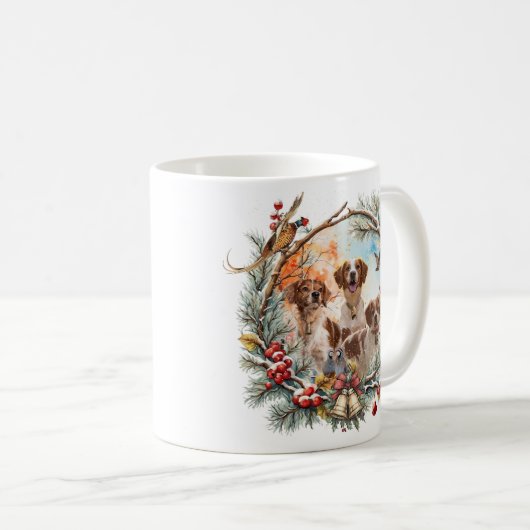  Brittany Spaniel Kaffeetasse (VorderseiteRechts)