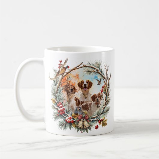  Brittany Spaniel Kaffeetasse (Links)