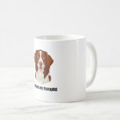 Brittany Spaniel Kaffeetasse (VorderseiteRechts)
