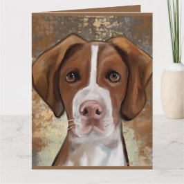 Brittany Spaniel Karte