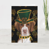 Brittany Spaniel Karte (Vorderseite)