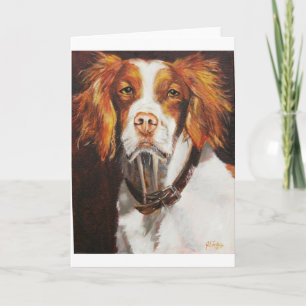 Brittany Spaniel Karte