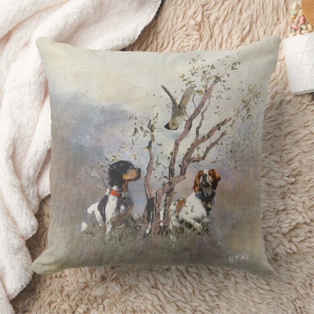 Brittany Spaniel Kissen (Decke)