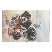 Brittany Spaniel Kissenbezug (Rückseite)