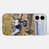 Brittany Spaniel , Leidenschaft für Vögel Case-Mate iPhone Hülle (Rückseite (Horizontal))