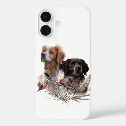 Brittany Spaniel , Leidenschaft für Vögel Case-Mate iPhone Hülle (Rückseite)