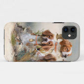 Brittany Spaniel , Leidenschaft für Vögel Case-Mate iPhone Hülle (Rückseite (Horizontal))