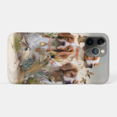 Brittany Spaniel , Leidenschaft für Vögel Case-Mate iPhone Hülle (Rückseite (Horizontal))