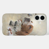 Brittany Spaniel , Leidenschaft für Vögel Case-Mate iPhone Hülle (Rückseite (Horizontal))