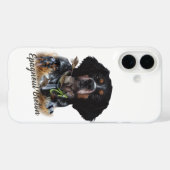 Brittany Spaniel , Leidenschaft für Vögel Case-Mate iPhone Hülle (Rückseite (Horizontal))