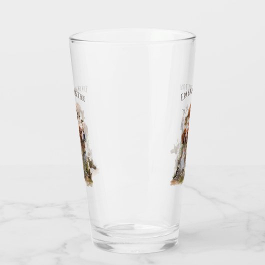 Brittany Spaniel , Leidenschaft für Vögel Glas (Links)