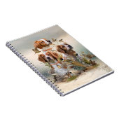 Brittany Spaniel , Leidenschaft für Vögel Notizblock (Rechte Seite)