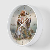 Brittany Spaniel , Leidenschaft für Vögel Uhr (Winkel)