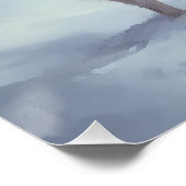 Brittany Spaniel Let It Snow Weihnachten Poster (Ecke)