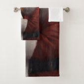 Brittany Spaniel mit Weihnachten im Weihnachtsmann Badhandtuch Set (Insitu)