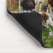 Brittany Spaniel Mousepad (Ecke)
