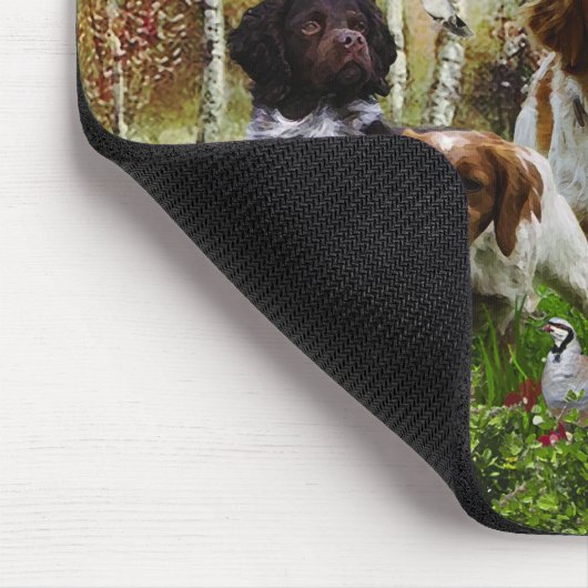 Brittany Spaniel Mousepad (Ecke)