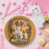 Brittany Spaniel Pappteller (Party)
