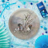 Brittany Spaniel Pappteller (Party)