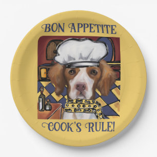 Brittany Spaniel Pappteller