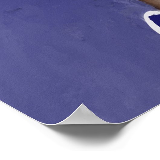 Brittany Spaniel Poster (Ecke)