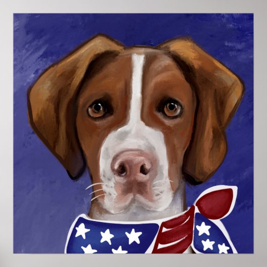 Brittany Spaniel Poster (Vorne)