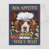 Brittany Spaniel Postkarte (Vorderseite)