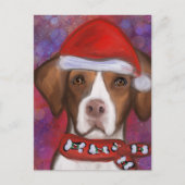 Brittany Spaniel Postkarte (Vorderseite)