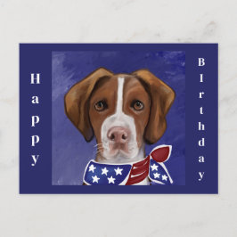 Brittany Spaniel Postkarte