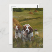Brittany Spaniel Postkarte (Vorne/Hinten)