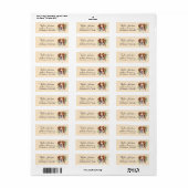 Brittany Spaniel Rücksendeadresse Label (Vorne)