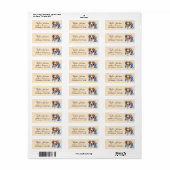 Brittany Spaniel Rücksendeadresse Label (Vorne)
