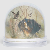 Brittany Spaniel Schneekugeln (Rückseite)