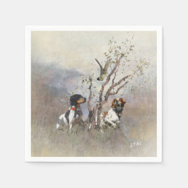 Brittany Spaniel Serviette